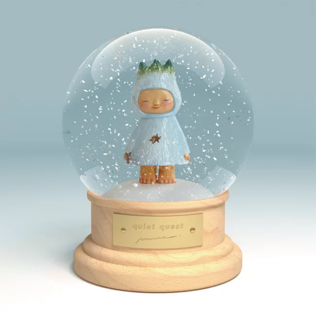 中村萌 Moe Nakamura 「quiet quest」snow globe 雪花水晶球