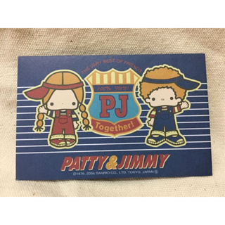 日本 三麗鷗 sanrio kitty - Patty&Jimmy 小卡片/卡片/信封 (早期/絕版)