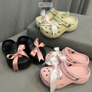 （正韓免運 ）🍬 Crocs Classic Platform clogs 洞洞鞋 | 雲朵鞋 懶人鞋 增高 厚底