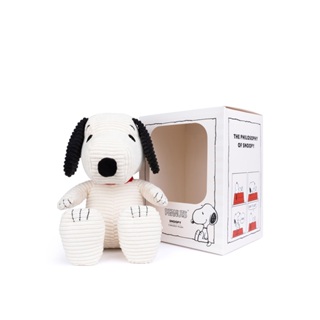 【荷蘭BON TON TOYS】Snoopy史努比燈芯絨盒裝填充玩偶-奶油27cm《WUZ屋子》