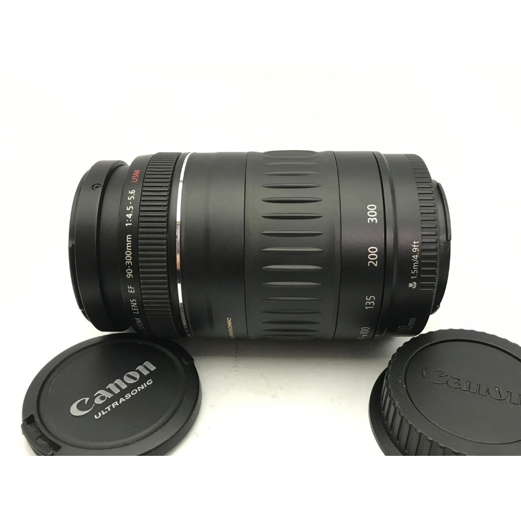 佳能 Canon EF 90-300mm F4.5-5.6 USM 遠攝變焦鏡頭 中古二手 鏡片發霉 瑕疵品 零件機