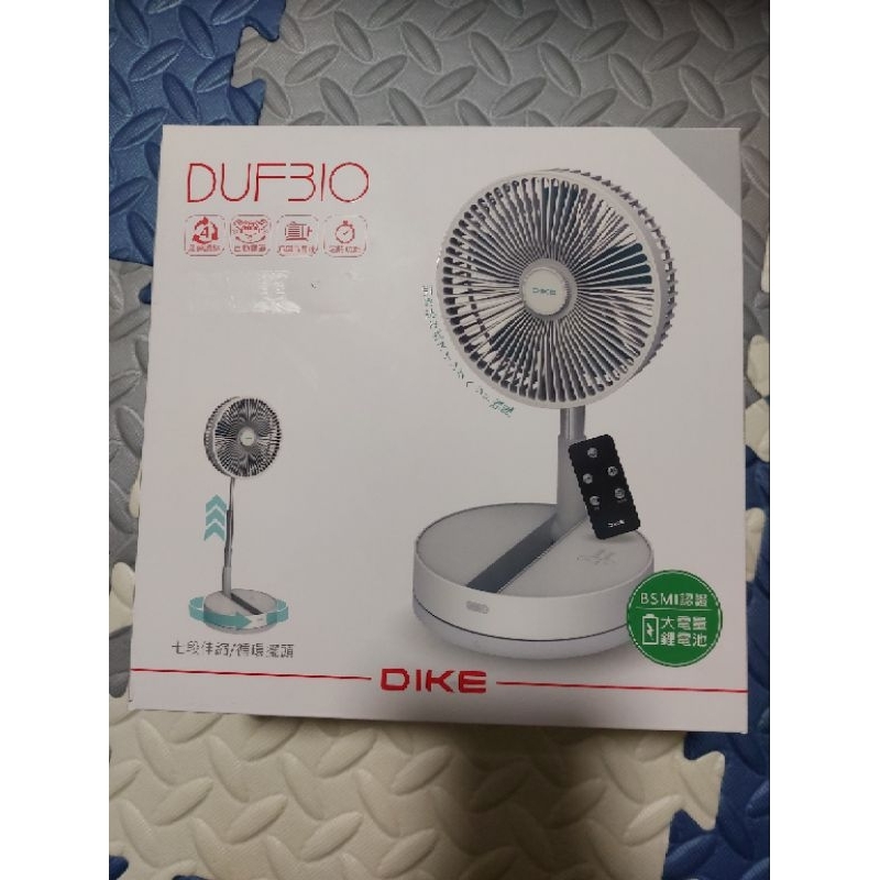 近似全新品 DIKE Brief DUF310 8吋擺頭定時伸縮立扇 附遙控器 無線風扇