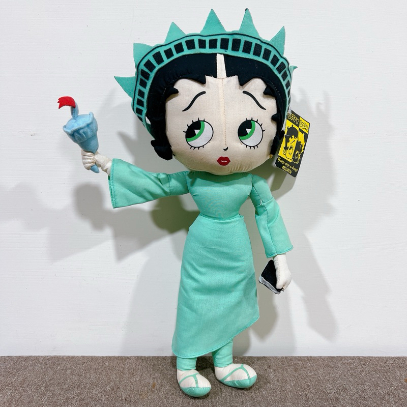 🗽VTG USA Betty Boop 美國 自由女神 貝蒂 玩偶 娃娃 玩具 老玩具 古董玩具 公仔