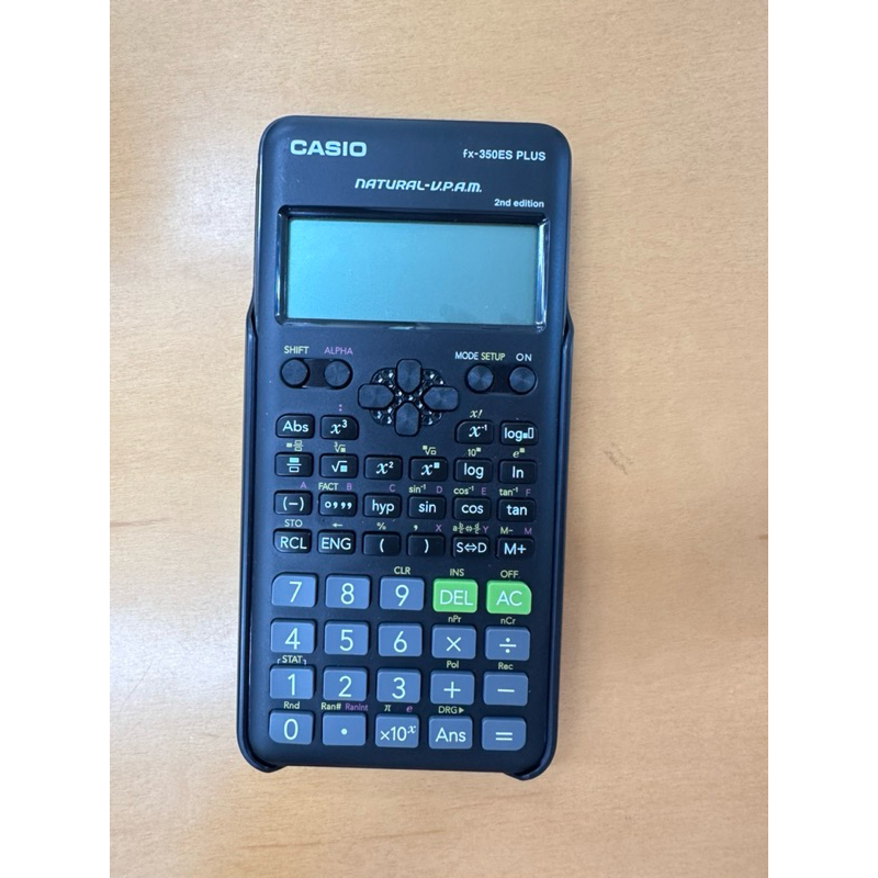 【CASIO】 FX-350ES PLUS-2 12位數 科學型 標準型（二手）