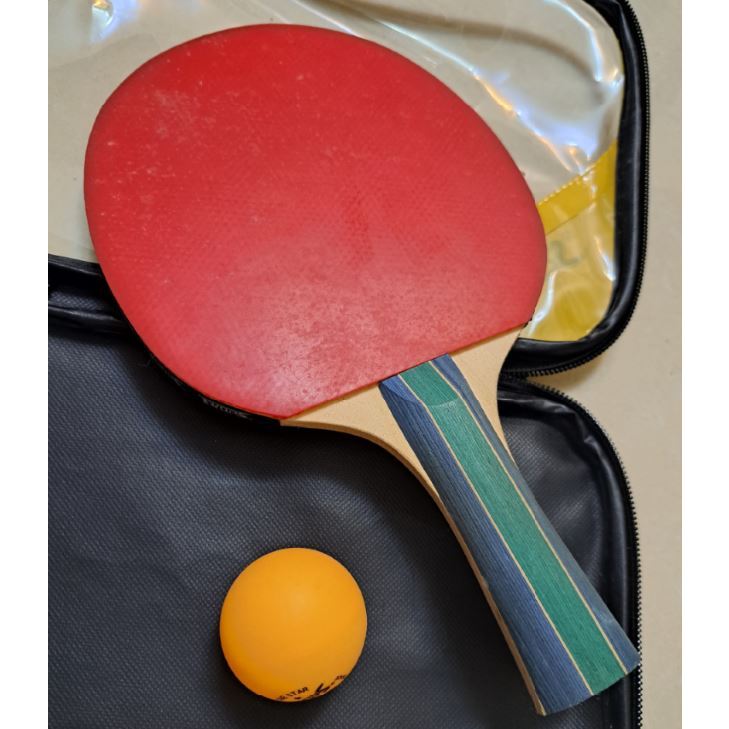 二手 桌球拍與球(Trops品牌) 附袋子 乒乓球拍