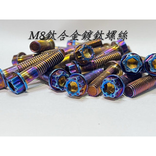 彩鈦螺絲 鍍鈦螺絲 車牌螺絲 機車鈦色螺絲 汽車螺絲 機車螺絲 燒鈦螺絲 燒鈦 白鐵螺絲 鍍鈦 非正鈦螺絲 鈦合金