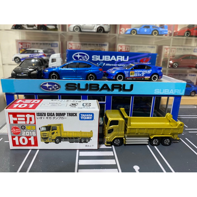 TOMICA NO.101-6 ISUZU GIGA DUMP TRUCK 絕版新車貼