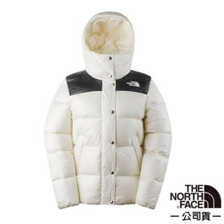 【The North Face】女 款防風防潑水保暖連帽羽絨外套/禦寒雪衣 羽絨衣_白色_81S7