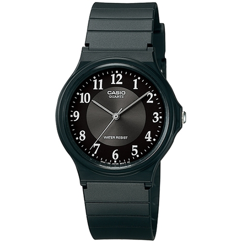 原廠公司貨【高雄時光鐘錶公司】CASIO 卡西歐 MQ-24-1B3LDF  塑膠錶帶 指針錶 阿拉伯數字 學生腕錶