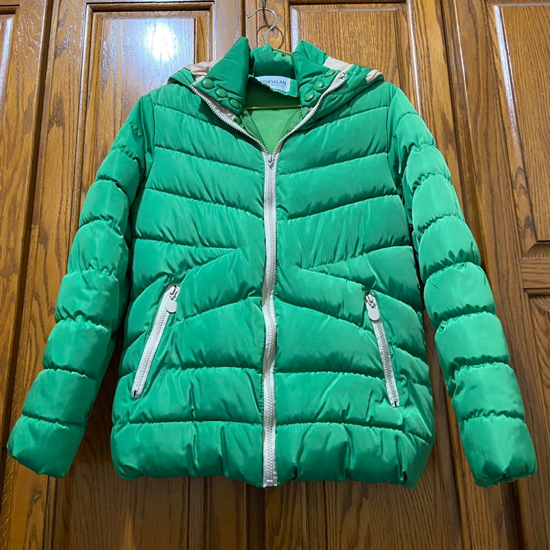 綠色鋪棉防寒外套 二手轉賣