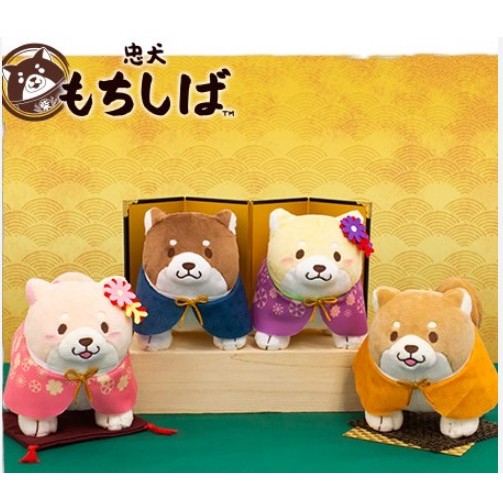日本 忠犬 柴犬 娃娃 玩偶 雪季 五周年 景品 交換禮物 粉紅帽子 小花 披風 蘋果 和服 正裝 出清特賣 聖誕 水果
