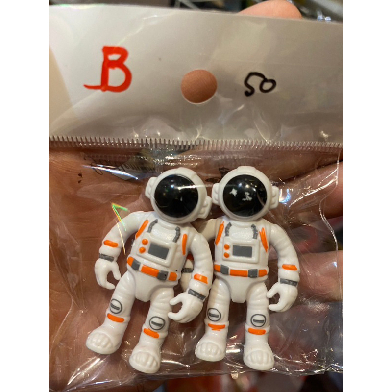 太空人星際太空人盲盒娃娃擺件模型公仔男孩生日禮物 NASA 太多玩具公仔 模型收藏（B)