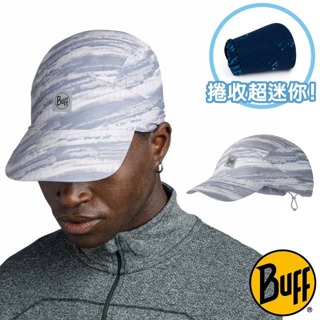 【BUFF】極輕量防曬抗風可折收彈性棒球帽 UPF50+ 慢跑帽 可搭自行車安全帽 登山頭巾遮陽帽_BF131287