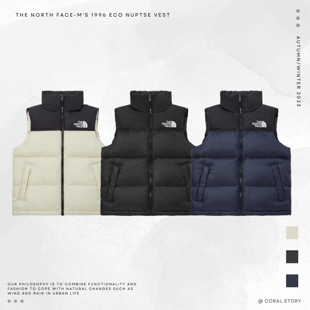 THE NORTH FACE M'S 1996 ECO NUPTSE VEST 羽絨背心 NV1DP55