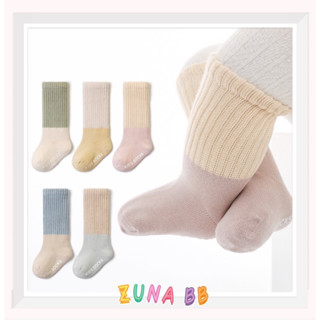 💕ZUNA臺灣現貨快速出貨 ins韓風兒童馬卡龍拼色襪 可愛襪童襪 小孩襪童中筒襪 小孩素色襪 兒童襪 寶寶襪 童裝