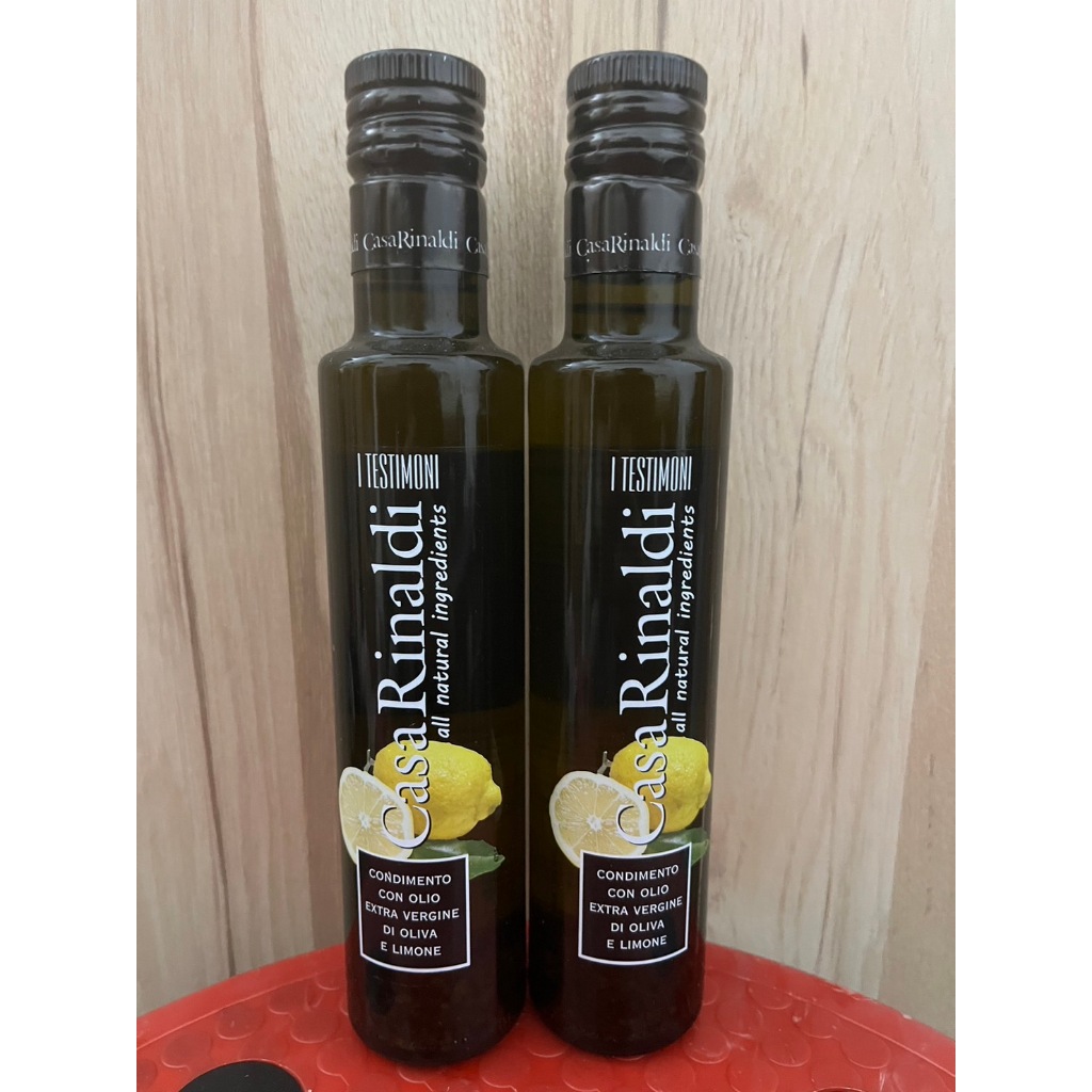 現貨 檸檬調味特級初榨橄欖油 250ml 檸檬口味 特級初榨橄欖油 Casa Rinaldi 橄欖油 檸檬橄欖油