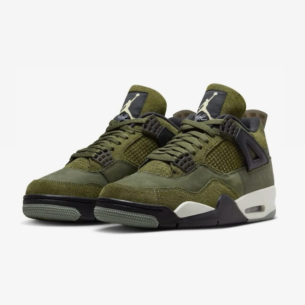 GOSPEL【Air Jordan 4 Craft "Olive"】橄欖綠 軍綠 麂皮 拼接 男鞋 FB9927-200