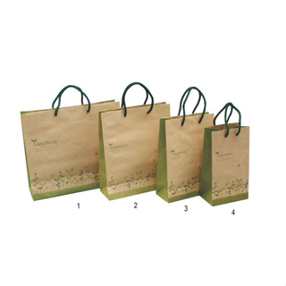 【衣架的店】草本綠原色牛皮紙袋 3K 4K 手提袋 購物袋 服飾袋 包裝袋 禮品袋 印花紙袋
