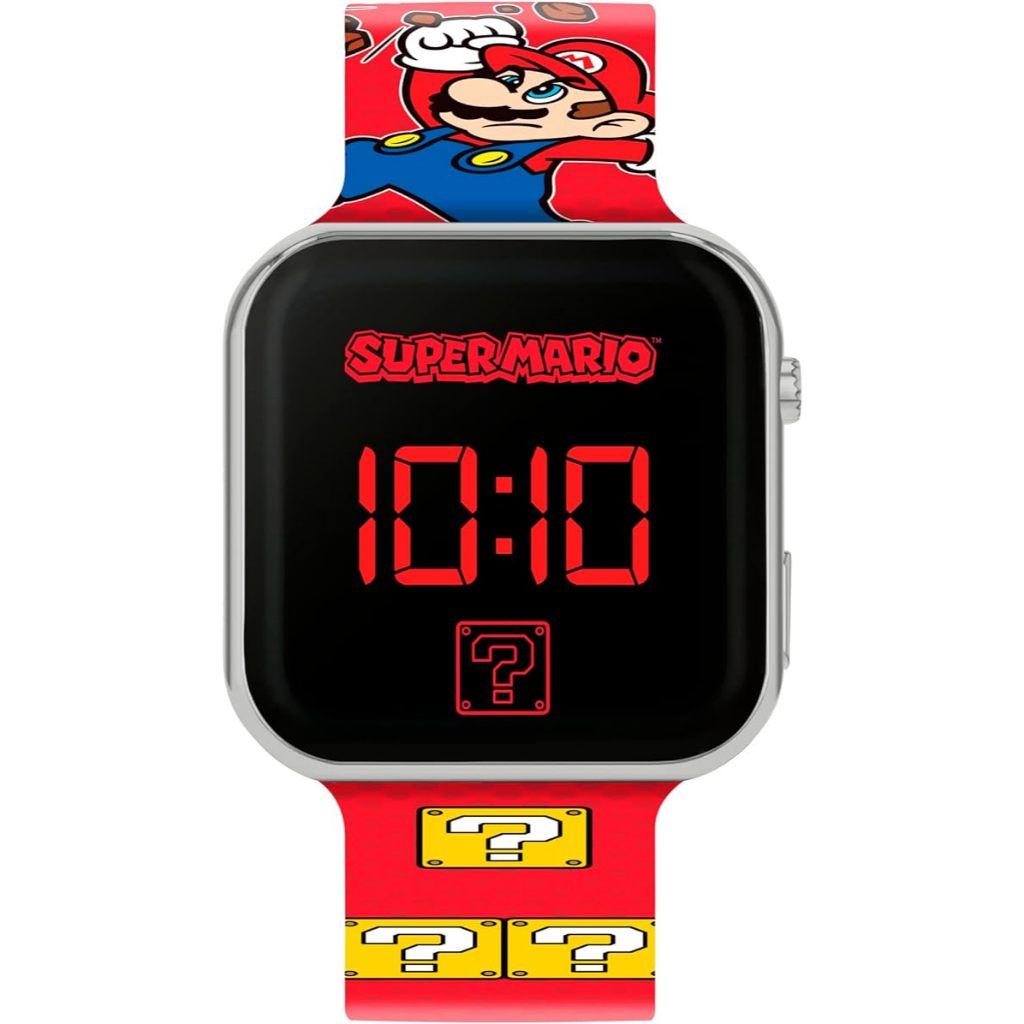 預購❤️正版❤️ 英國專櫃 Mario 超級瑪利歐 手錶 電子錶 觸控手錶 ＬＣＤ