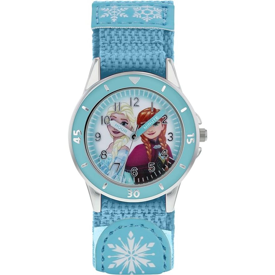 正版❤️英國迪士尼 frozen 冰雪奇緣 艾莎公主 elsa forzen兒童 手錶 指針錶 學習手錶 錶