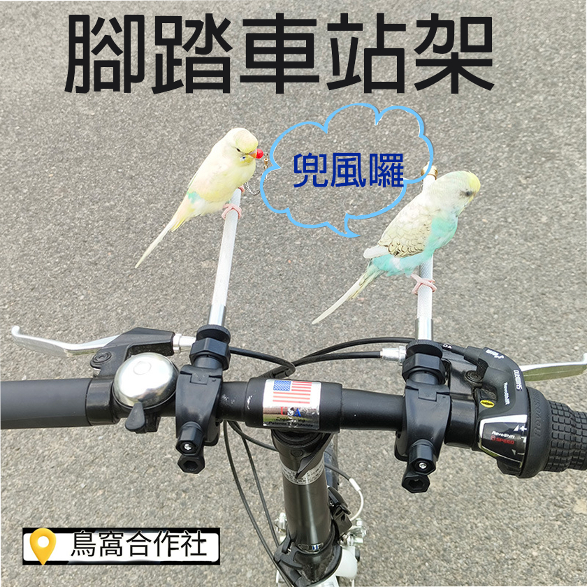 ✨新賣場超低優惠✨ 鸚鵡腳踏車站架 台灣現貨 快速出貨 外出站桿