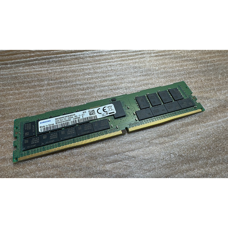 Samsung DDR4 3200MHz 32GB 2Rx4伺服器專用