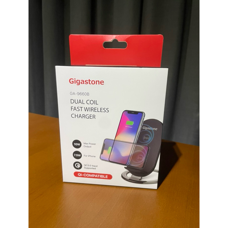 Gigastone 立達國際 雙線圈無線快充充電盤 GA9660B