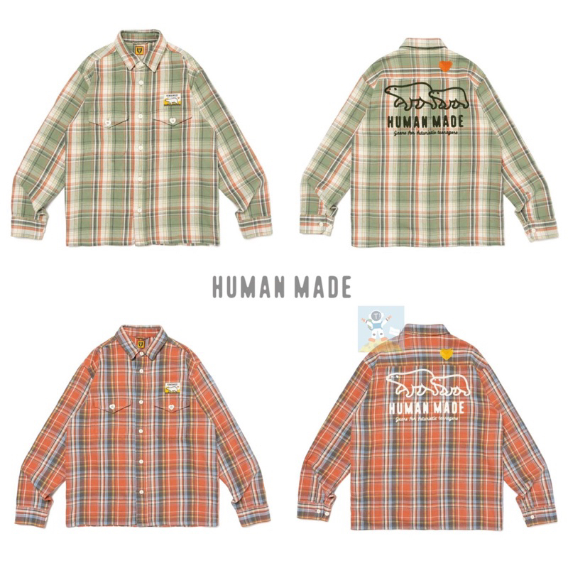 HUMAN MADE 23AW CHECK L/S SHIRT 格紋 長袖襯衫