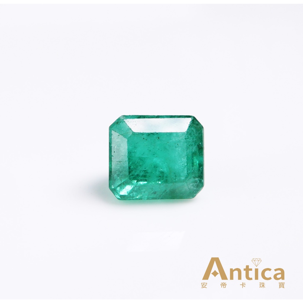 [ANTICA] 祖母綠 3.11克拉 綠色 方形 尚比亞 天然無燒  Emerald（經理推薦）安帝卡珠寶
