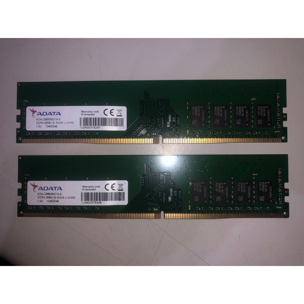 ADATA DDR4 2666 8G 單面 (AD4U266638G19-S)