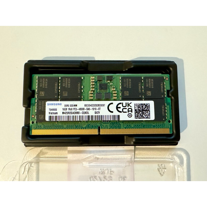 Samsung 三星 DDR5-4800 SODIMM 16G 筆電記憶體