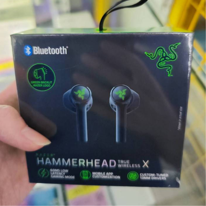 【影音配備】雷蛇 Razer Hammerhead True Wireless X 戰錘狂鯊 藍牙耳機 全新未拆 無保固