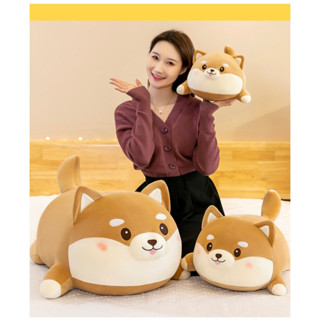 ［臺灣現貨］柴犬 狗狗 毛絨 玩具布娃娃 娃娃 玩偶 可愛柴犬娃娃 睡覺抱枕 床上超軟