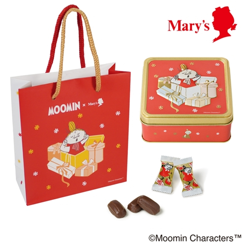 *現貨＋預購* 日本代購 日本進口 嚕嚕米 x Mary's 聖誕限定巧克力小鐵盒【NAMU*JAPAN】