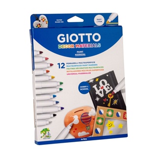義大利 Giotto 裝飾筆 4mm 12色 (GOF453400)