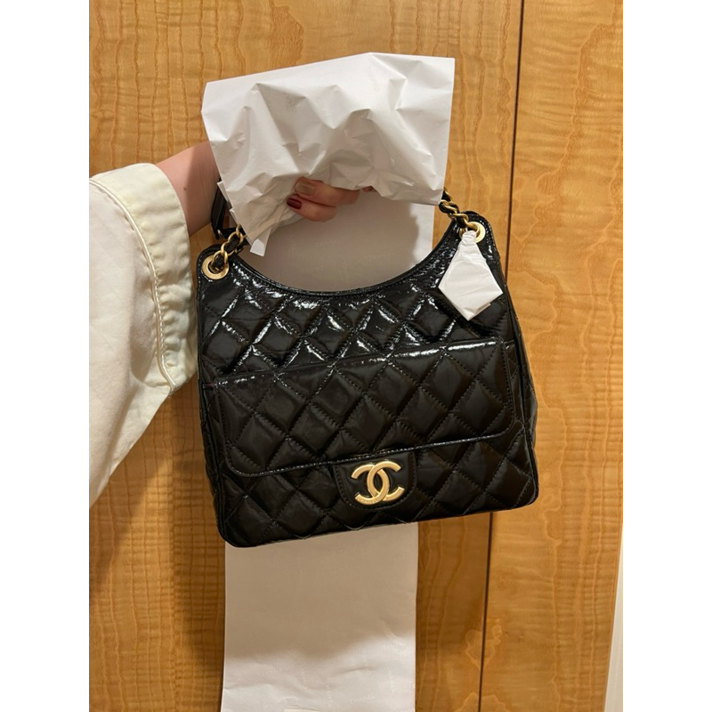 （已售）正品 2023聖誕特別版包裝Chanel hobo 香奈兒hobo bag 天貓精靈包