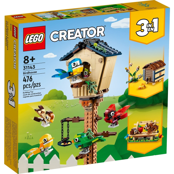 LEGO 樂高 創意系列 31143 Birdhouse 三合一 鳥屋 刺蝟 松鼠 蜜蜂 全新品