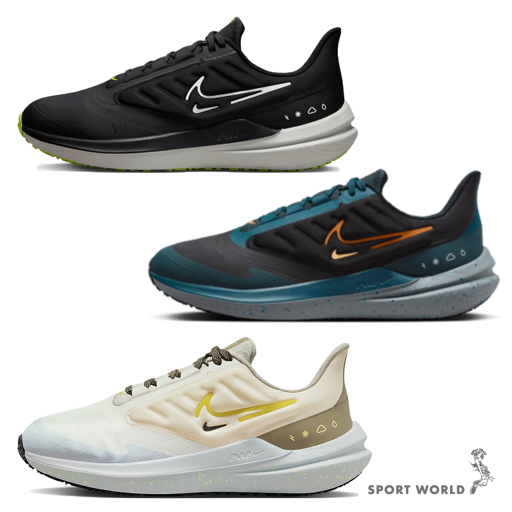 Nike 男鞋 女鞋 慢跑鞋 防潑水 Air Winflo 9 Shield【運動世界】DM1106/DM1104