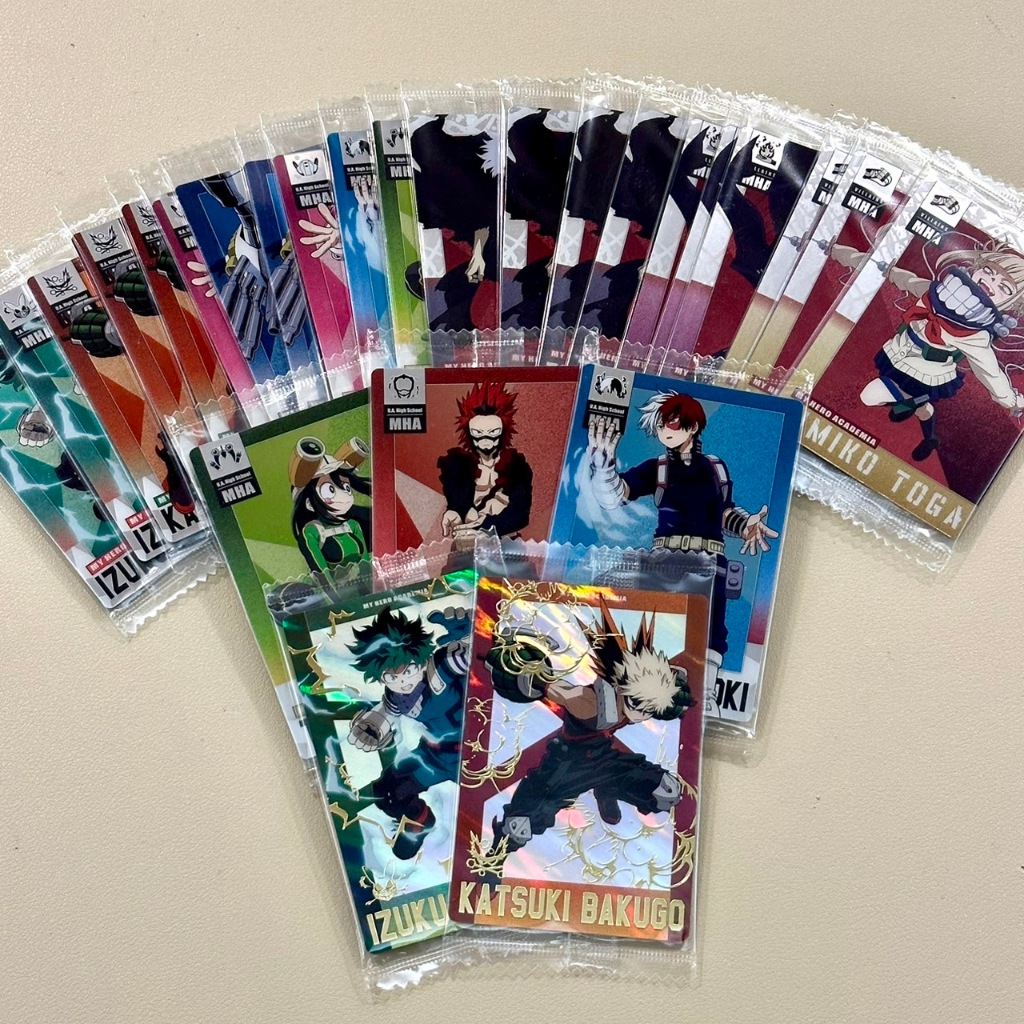 (11/21補貨) 我的英雄學院 日版 第1彈 威化餅 餅卡 卡片 卡牌 小卡 自選 我英 爆豪勝己 轟焦凍 緑谷出久