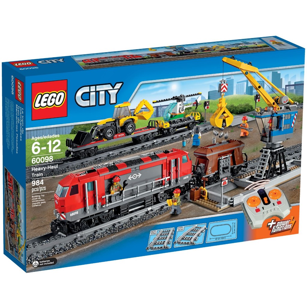 LEGO  60098 巨型貨運列車《熊樂家 高雄樂高專賣》Heavy-Haul Train City 城市系列