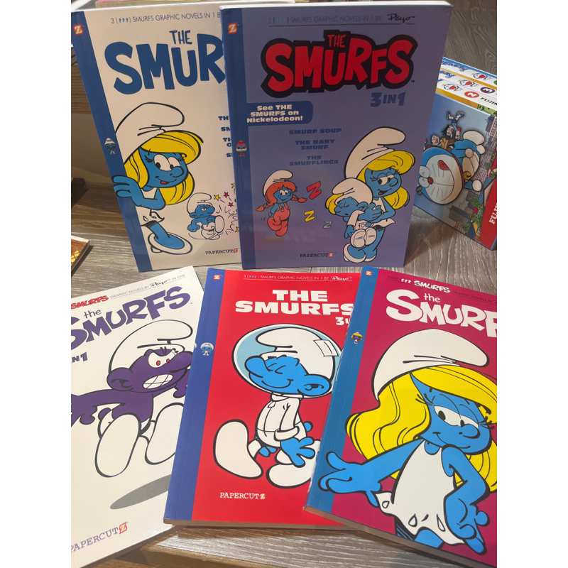 藍色小精靈 英文漫畫 繪本 the smurfs