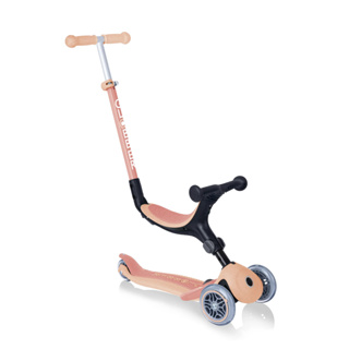 GLOBBER 哥輪步 GO·UP 4合1運動版多功能滑板車升級款-蜜桃橘【甜蜜家族】