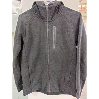 Uniqlo黑色連帽立領外套（S/165)