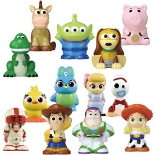 日本Takara tomy TOMY Disney PIXAR 4 玩具總動員4手指玩偶系列(混裝) - DS13890