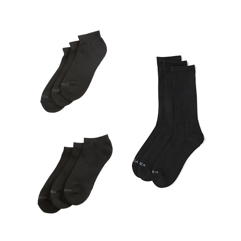 《RexInd.》Nautica Athletic Core Sock 運動 吸濕排汗 透氣 短襪 中筒襪 長襪 襪子