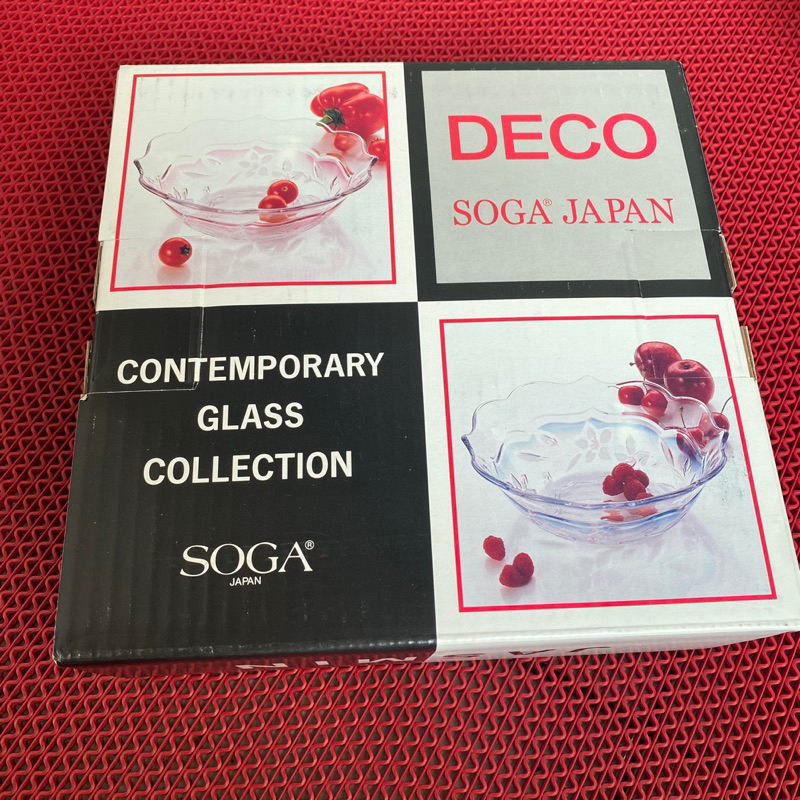 「家居用品」DECO SOGA JAPAN 玻璃盤 沙拉碗 日本製