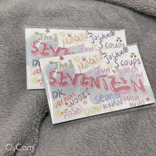 不含運費🈵60出貨！SEVENTEEN 封口貼 貼紙 包貨貼紙