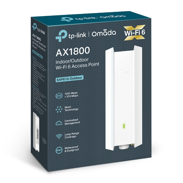 【領券9折】TP-LINK EAP610-Outdoor AX1800網路分享器 戶外型Wi-Fi 6基地台 台灣公司貨