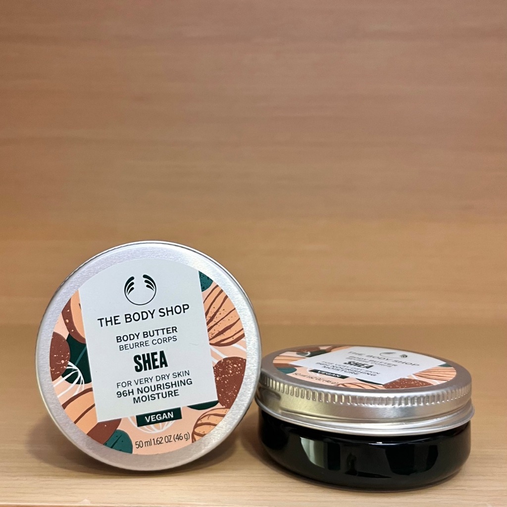 THE BODY SHOP 美體小舖 乳油木果修護身體滋養霜 50ml 百貨專櫃貨 全新 身體乳 身體乳霜 小樣