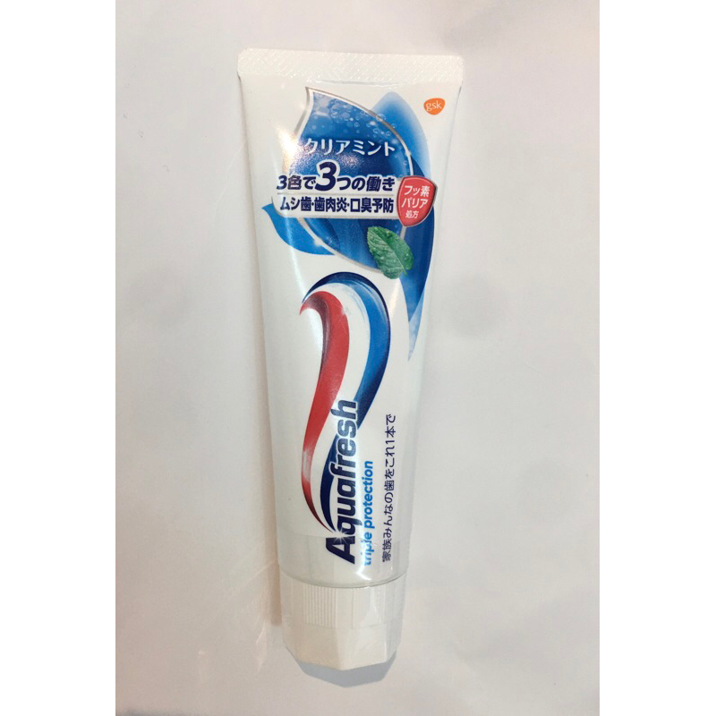日本製Aquafresh 三色牙膏 140g